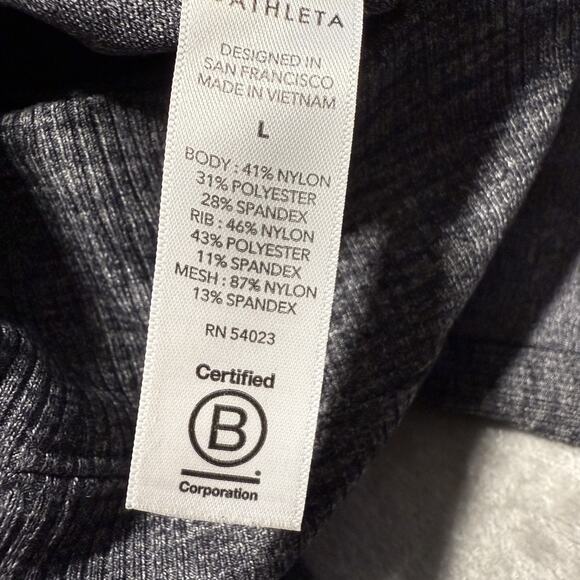 Athleta Women's Venice Jogger High Rise Pants Gray SZ: L Pockets Workout Yoga - Picture 5 of 13